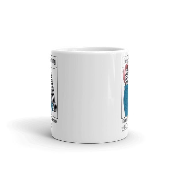 White glossy mug