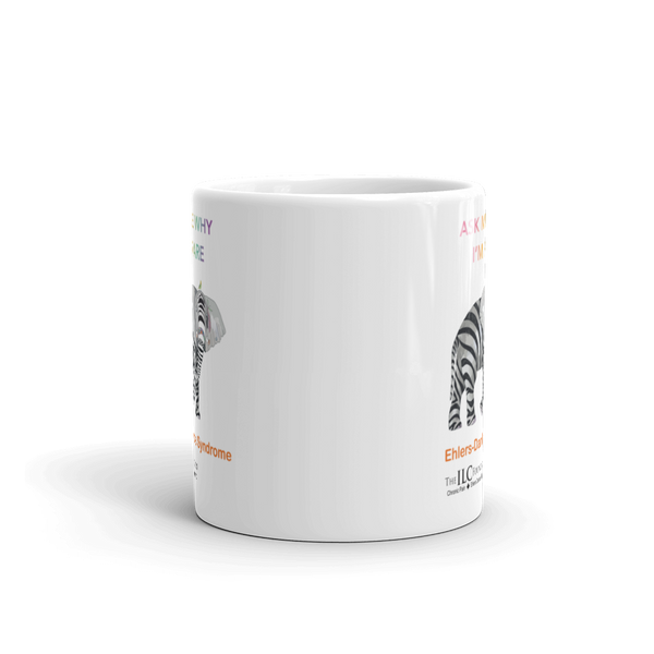 White glossy mug