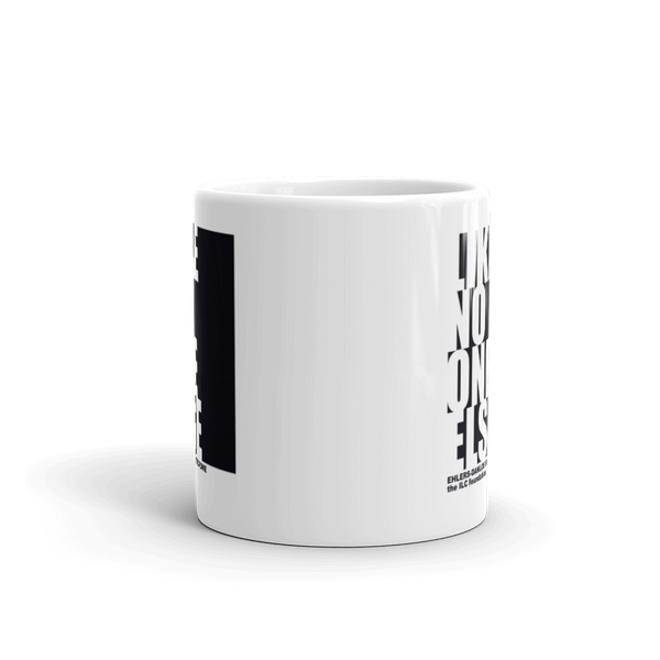 White glossy mug