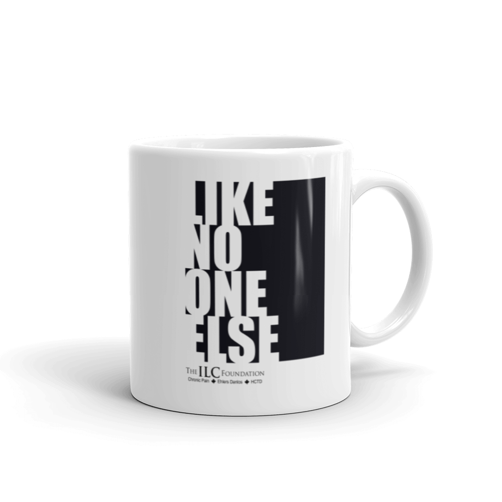 White glossy mug