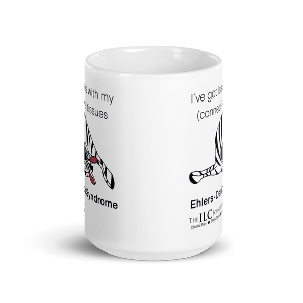 White glossy mug