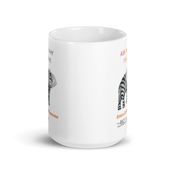 White glossy mug