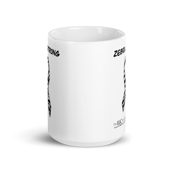 White glossy mug