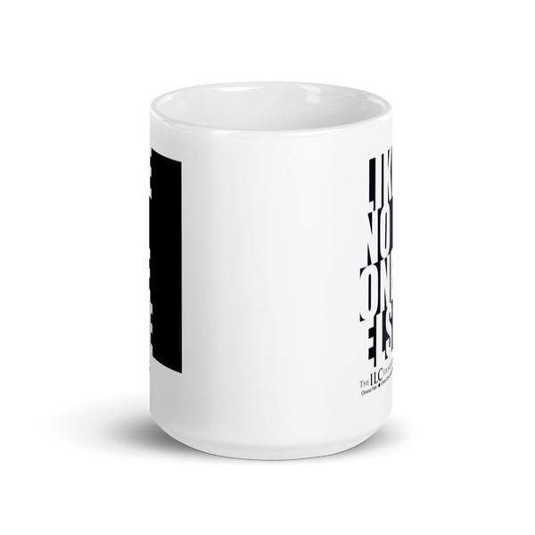 White glossy mug