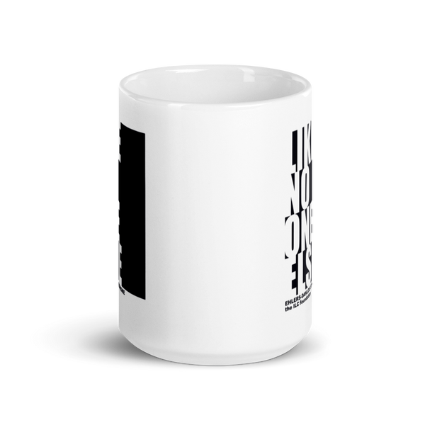 White glossy mug