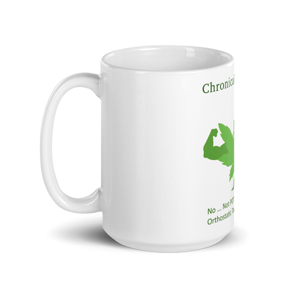 White glossy mug