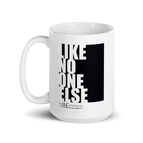 White glossy mug